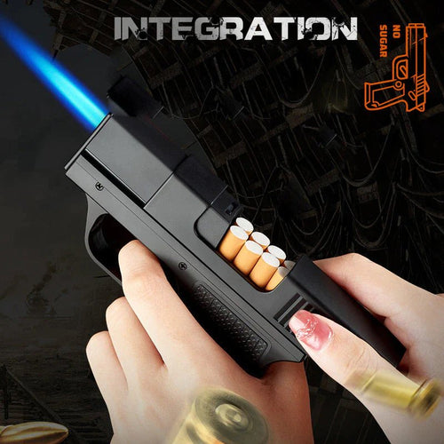 Professional Metal Turbo Lighter Set - 10 Windproof Gas Welding - Primepicks